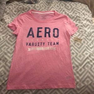 Aeropostale pink t-shirt.